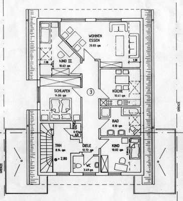 4-Zimmer-Dachgeschosswohnung zur Miete in Kottenheim