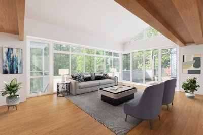 Exklusiv. Privat. Naturverbunden
Ihre Villa mit Waldflair & Wasserlauf
