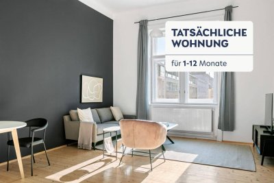 Direkt beim Augarten, nahe Donauinsel, heller historischer Altbau mit separater Küche und Parkett(VIE139)