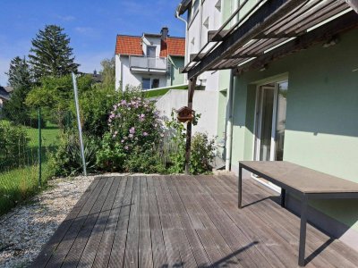 Sonnige Neubauwohnung mit Eigengarten und vollausgebautem Wohnkeller