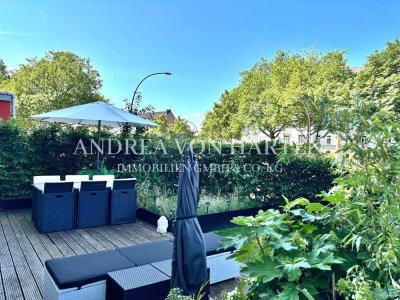 Exklusive Terrassenwohnung mit hochwertiger Ausstattung und Garten in Top Lage