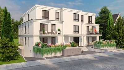Neubau-Erdgeschoss-Wohnung mit Garten und Terrasse