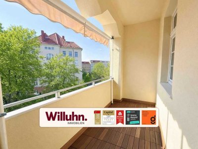 *freiwerdend* Charmante 3-Zimmer Wohnung I Loggia I Einbauküche I Keller I Fernwärme I Denkmalschutz
