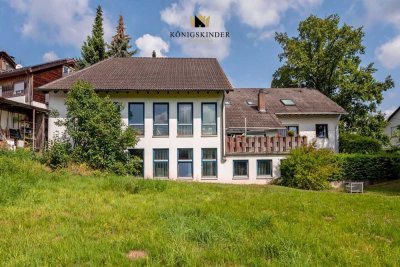 Wohnen, Arbeiten, Investieren – Wohn- & Geschäftsanwesen mit Entwicklungspotenzial in Halbhöhenlage