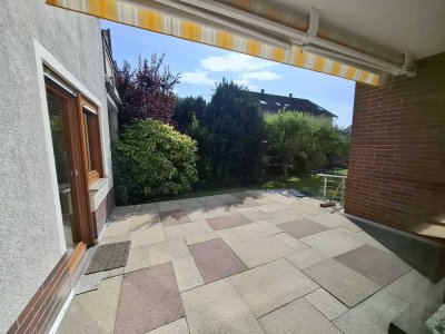 4-Zimmer-Erdgeschosswohnung mit gehobener Innenausstattung mit Balkon in Bruchköbel