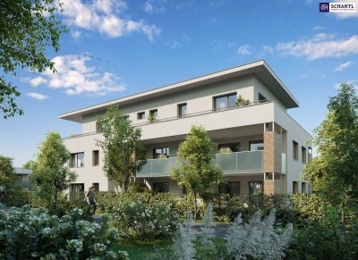 SENSATIONELLE GARTENWOHNUNG! ERSTBEZUG! Wohnoase mit großartiger Begrünung in Graz-Liebenau – großzügig, grün &amp; familienfreundlich! Für Schnellentschlossene: Jetzt Küchengutschein im Wert von € 3.000,-- sichern - gültig bis 12.12.2025!