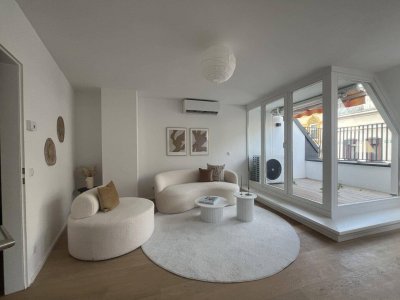 1180! Topmoderne, hochwertig sanierte DG-Maisonette mit Terrasse in toller Lage nahe Währinger Schubertpark und Johann-Nepomuk-Vogl-Markt!!
