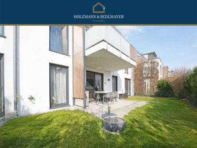 Lichtdurchflutete Gartenwohnung: 
3,5-Zimmer-Wohnung in LA-Achdorf