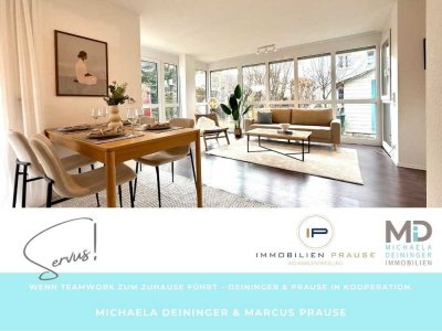 Sonnenlicht inklusive: 3 Zimmer Maisonette mit modernem Bad