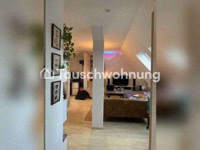 Tauschwohnung: Gemütliche Dachgeschosswohnung 2,5ZKB im Herzen Münsters!