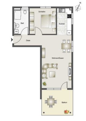 Moderne und helle Neubauwohnung in Schöntal-Oberkessach !!!