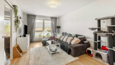 Kapitalanlage in Stralsund: Zwei Zimmer mit Südwestbalkon