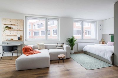 Fully-furnished studio apartment in Münster city centre | All-inclusive rent | POHA House
