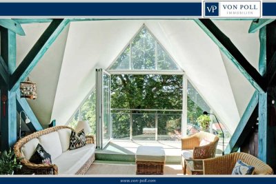 Loftartige Villa-Dachgeschosswohnung in Ebenhausen – Stilvoll wohnen