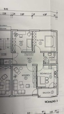 Frisch kernsaniert: 3-Zi., 78 m², Balkon, neue EBK & Stellplatz in ruhiger Lage