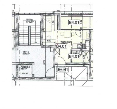 vollmöblierte 1-Raum-Wohnung mit Balkon und TG-Stellplatz in Würzburg