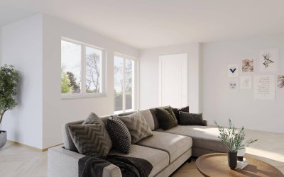 Wohnen im Grünen – Sonnige Gartenwohnung mit Privatsphäre in exklusiver Villa am Adneter Riedl