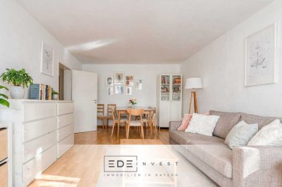 Charmantes Zuhause mit Freiraum – 2-Zimmer-Wohnung mit großem Balkon