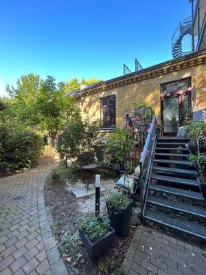 Hinterhaus mit Gartenmitnutzung – Denkmalgeschützt, nahe Uniklinik Leipzig (WE 4)
