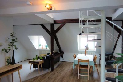 Maisonette 1,5-Zimmer-Wohnung in Erfurt nah der Zitadelle Petersberg mit Einbauküche