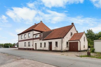 Weyhe-Melchiorshausen: Wohn- und Geschäftshaus mit Potenzial und vielfältigen Nutzungsmöglichkeiten