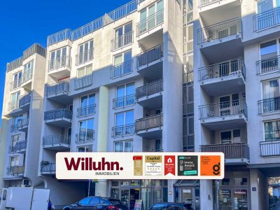 Citynah & komfortabel: Helle 2-Zimmer-Wohnung mit Balkon, Lift & Tiefgarage