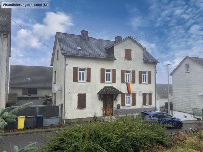 Zwangsversteigerung ++ Einfamilienhaus mit Scheune++ 
Provisionsfrei für Käufer!! In 56379 Horhausen