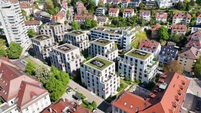 LUXUS IM EXKLUSIVEN VILLENGARTEN stilvolle sonnige 3,5 Zi Traumwohnung mit Loggia Toplage