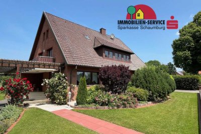 TOP gepflegte Immobilie–Ideal für Mehrgenerationenwohnen mit traumhafter Aussicht auf den Bückeberg!