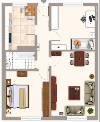 2-Zimmer-Wohnung in Mönchengladbach Rheydt