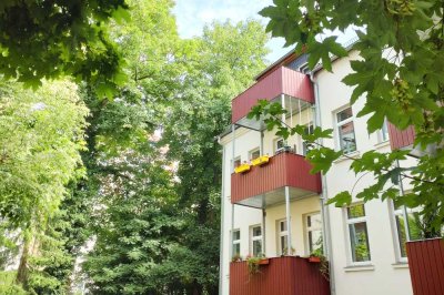 Dachgeschoss Traum in der Südvorstadt am Fockeberg + Balkon + Gartenblick + Tageslicht Bad