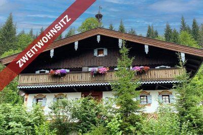 Uriges 280 Jahre altes Bauernhaus mit Panoramablick und Zweitwohnsitz im wunderschönen Heutal