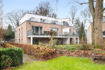 Am Naturschutzgebiet zuhause: Großzügige Maisonette mit Terrasse und Balkon