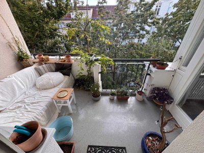 ERSTBEZUG nach SANIERUNG: Eislebener Str:  LUXUS 4-Zi-Whg, 92 m² - 2 Bäder - VHS 4.OG + SÜD-Loggia