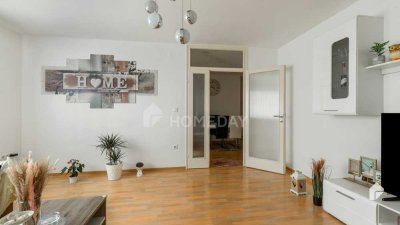 Großzügigen 3-Zimmer-Wohnung mit Balkon und Garage in Rheinnähe