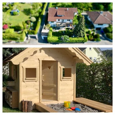 Zwei zum Preis von einem. Wohn- & Spielhaus