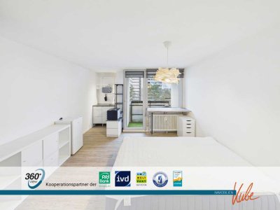 IMMO KUBE! Wohnen am Wöhrder See: 1 Zi-ETW in Nbg.-Gleißhammer mit Loggia und Aufzug