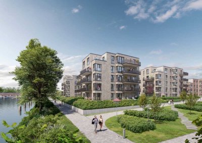 Neubau-Penthouse mit Dachterrasse  & Elbblick