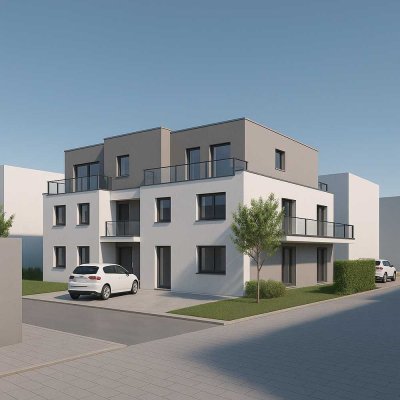 Neubau: 3-Zimmer-Wohnung in ruhiger Lage von Lahnau/Atzbach