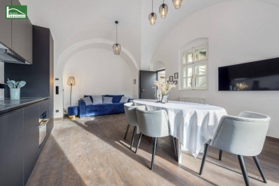 Geräumiger Wohntraum mit Terrasse in Hoflage im historischen „Freihof“ – Ihr Rückzugsort in 1190 Wien