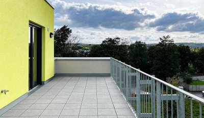Wohnung mit großer Dachterrasse und Weitblick