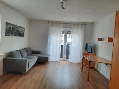 Modernisierte 1-Zimmer Wohnung im 4. OG mit Balkon in Frankfurt-Sossenheim
