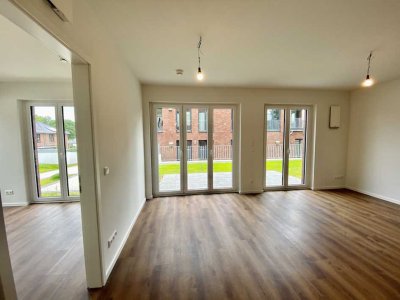 Wunderschöne moderne 2-Zimmer-Erdgeschoss-Wohnung mit Terrasse in Buchholz