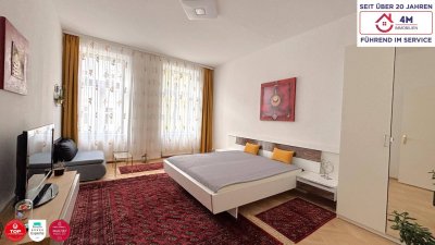 Perfekte City-Wohnung: Helles 1-Zimmer Altbaujuwel nahe Westbahnhof