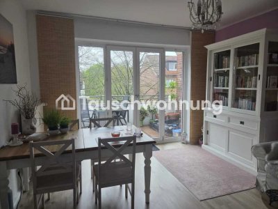 Tauschwohnung: Tausche 3 Zi Balkonwg in Hamburg Barmbek-Süd gegen Gartenwg.