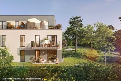 Durchdachte 2-Zimmer-Wohnung mit großzügiger Dachterrasse