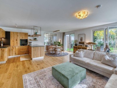Premium 4-Zimmer-Wohnung mit großem Garten