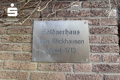 Die Baracken entlang der Burgstraße...