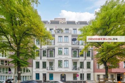 IMMOBERLIN.DE - Toplage & kernsaniert 2024: Luxuriöse Altbauwohnung mit Südbalkon nahe Ku’damm