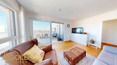 Exklusives Penthouse mit Skylineblick auf die Donaustadt
